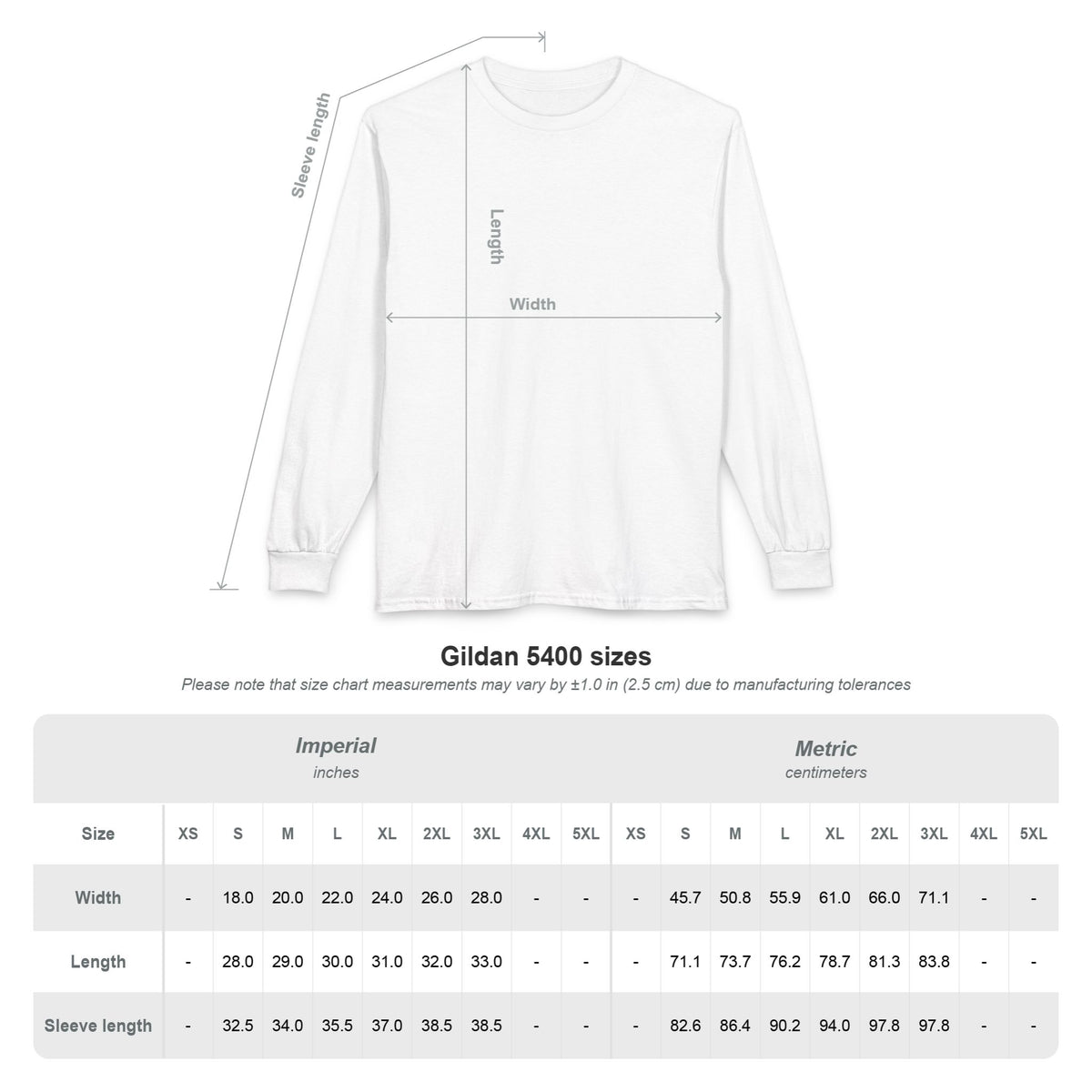 Unisex Long Sleeve T-Shirt
