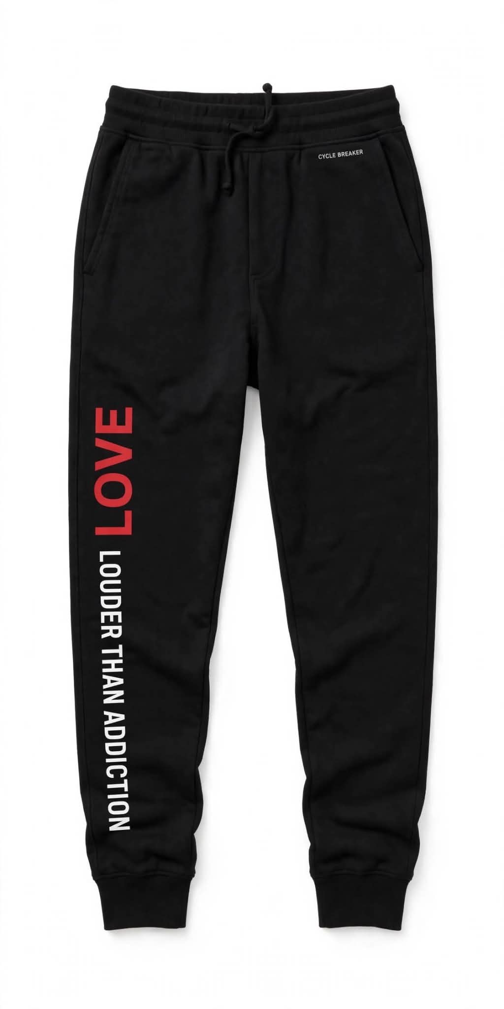 Joggers - LOVE LOUDER THAN ADDICTION